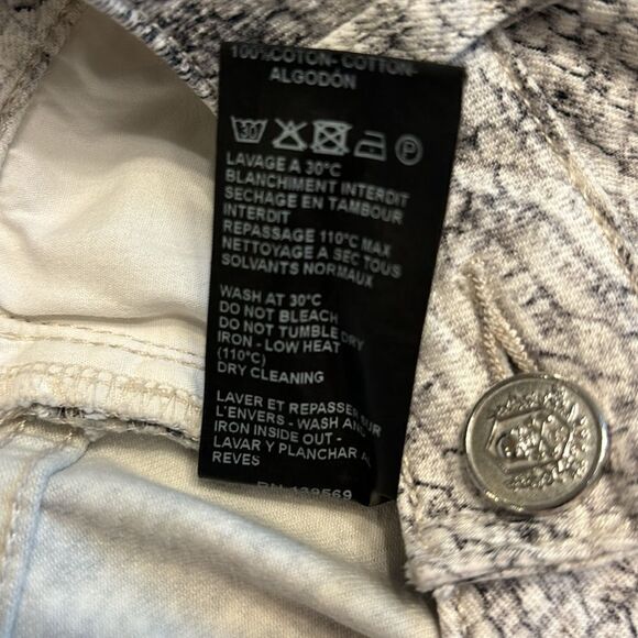 The Kooples Skin White Snake Print Pants Jeans Size 28 - Picture 10 of 11